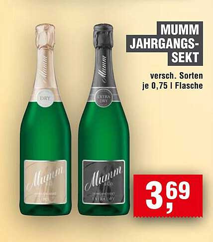 Mumm Jahrgangs-Sekt
