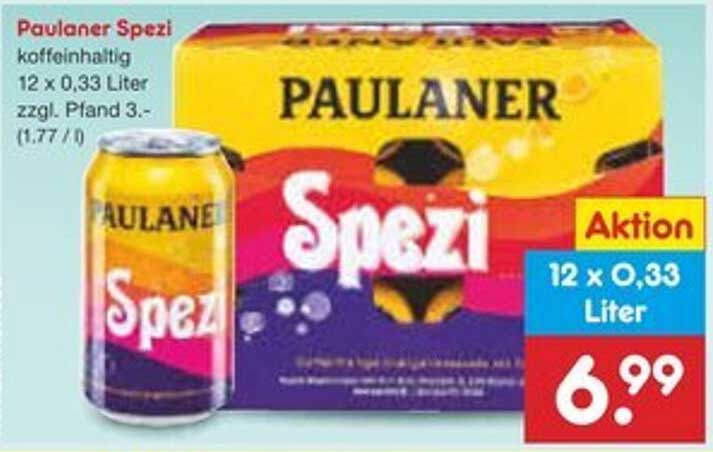 Paulaner Spezi 12 x 0,33 Liter