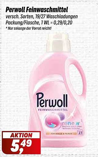 Perwoll Feinwaschmittel - Aktion