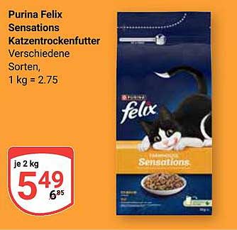 Purina Felix Sensations Katzentrockenfutter - Verschiedene Sorten