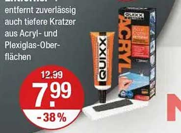QUIXX Acryl- und Plexiglas-Kratzerentferner