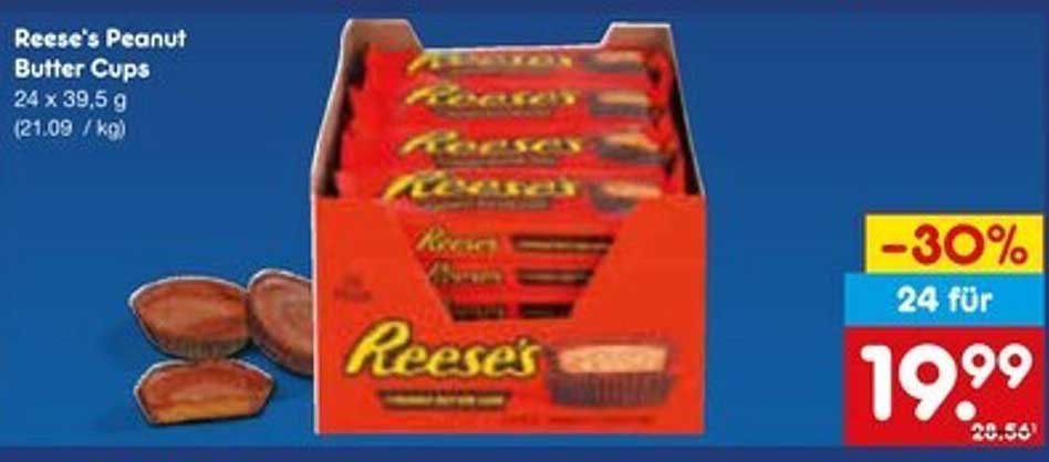 Reese's Peanut Butter Cups - 24er Pack