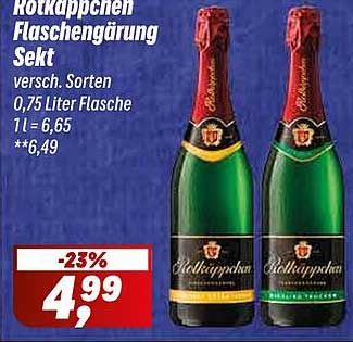 Rotkäppchen Flaschengärung Sekt 0,75 Liter Flasche