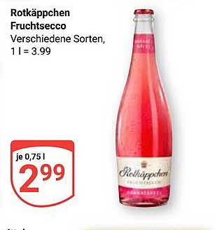 Rotkäppchen Fruchtsecco - Verschiedene Sorten