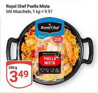 Royal Chef Paella Mixta mit Muscheln, 350 g