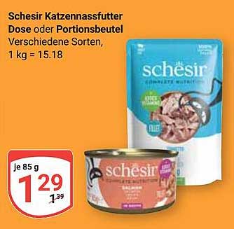 Schesir Katzennassfutter Dose oder Portionsbeutel - verschiedene Sorten