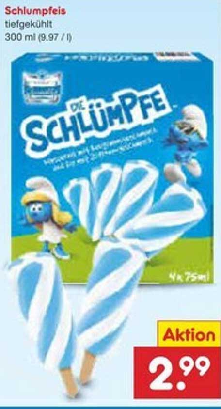 Schlumpfeis tiefgekühlt 300 ml