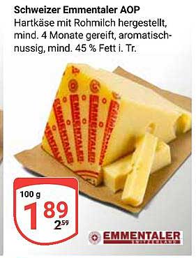 Schweizer Emmentaler AOP