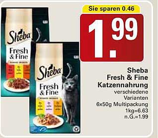 Sheba Fresh & Fine Katzennahrung – verschiedene Varianten