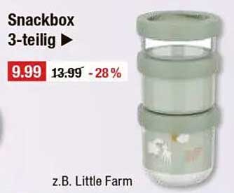 Snackbox 3-teilig von z.B. Little Farm