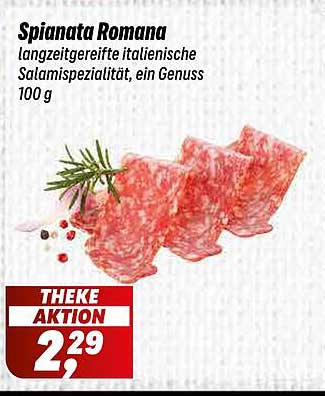 Spinata Romana - Langzeitgereifte italienische Salamispezialität, ein Genuss 100 g