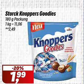 Storck Knoppers Goodies 180 g Packung