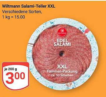 Wiltmann Salami-Teller XXL - Verschiedene Sorten