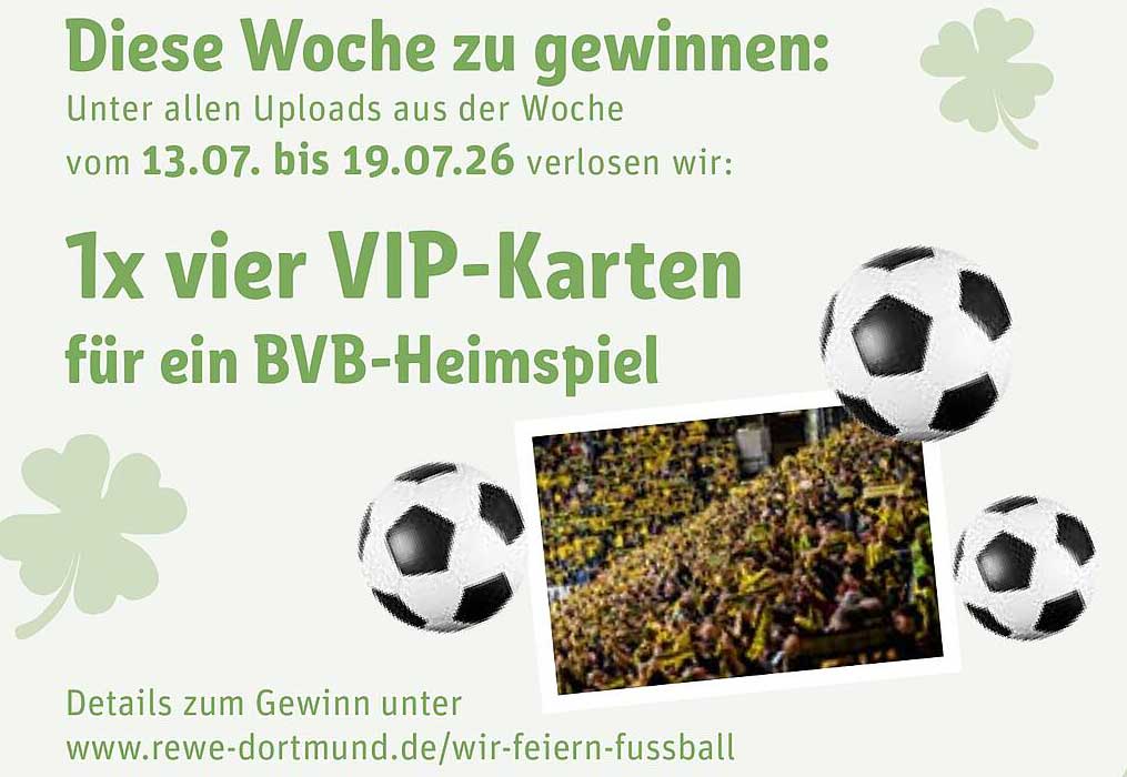 1x vier VIP-Karten für ein BVB-Heimspiel