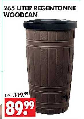 265 LITER REGENTONNE WOODCAN