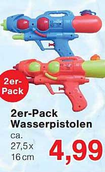 2er-Pack Wasserpistolen