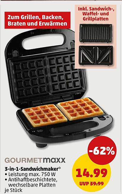3-in-1-Sandwichmaker*
