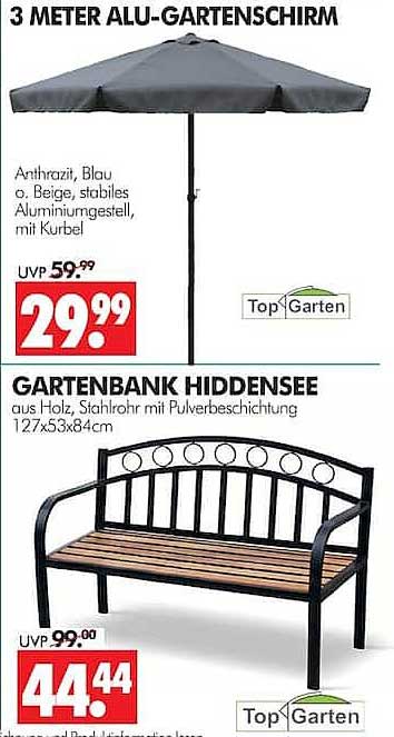 3 METER ALU-GARTENSCHIRM