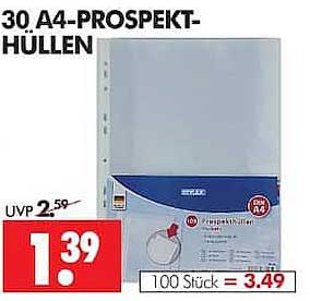 30 A4-PROSPEKT-HÜLLEN
