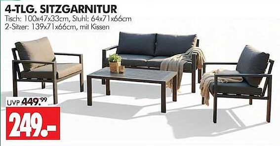 4-TLG. SITZGARNITUR