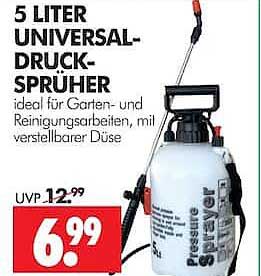 5 Liter Universal-Druck-Sprüher