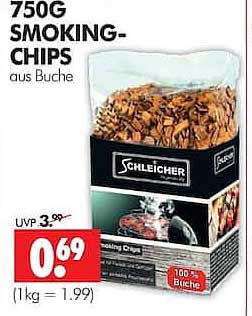 750G SMOKING-CHIPS aus Buche