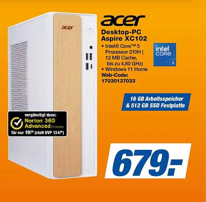 Acer Desktop-PC Aspire XC102