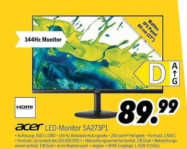 Acer LED-Monitor SA273P1