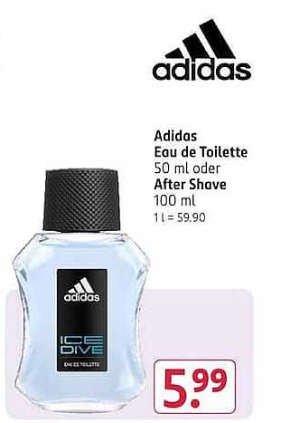Adidas Eau de Toilette 50 ml oder After Shave 100 ml