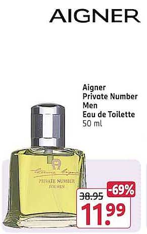 Aigner Private Number Men Eau de Toilette 50 ml