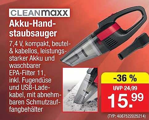 Akku-Handstaubsauger