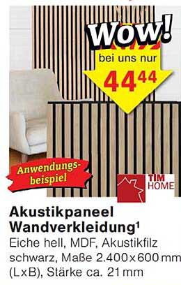 Akustikpaneel Wandverkleidung¹