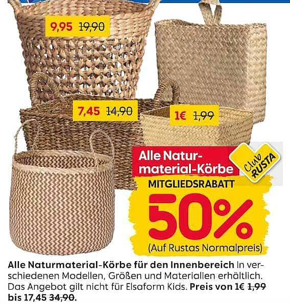 Alle Natur-material-Körbe