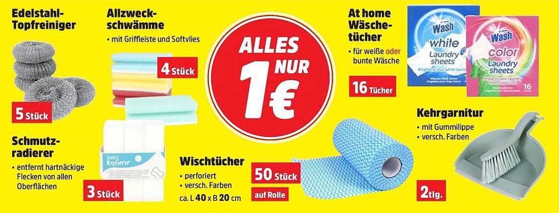 ALLES NUR 1€