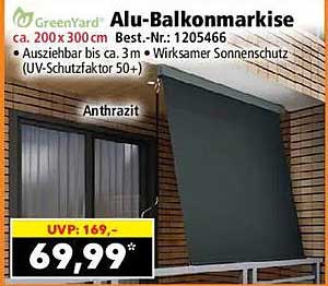 Alu-Balkonmarkise