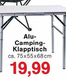 Alu-Camping-Klapptisch ca. 75x55x68cm