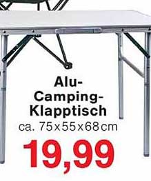 Alu-Camping-Klapptisch ca. 75x55x68cm