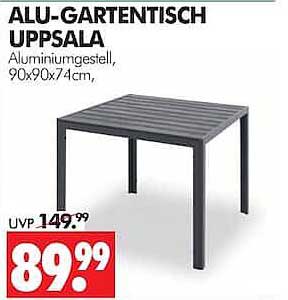 ALU-GARTENTISCH UPPSALA