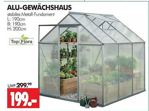 ALU-GEWÄCHSHAUS