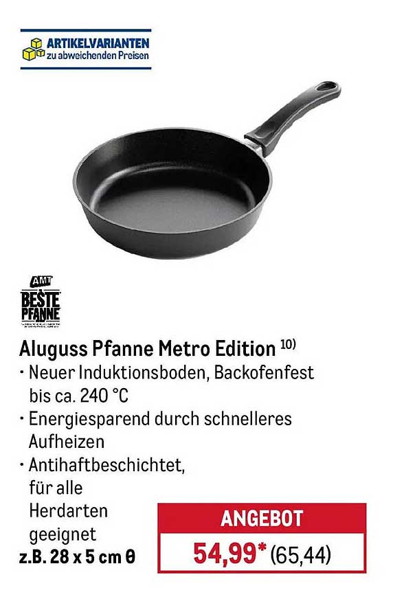 Aluguss Pfanne Metro Edition