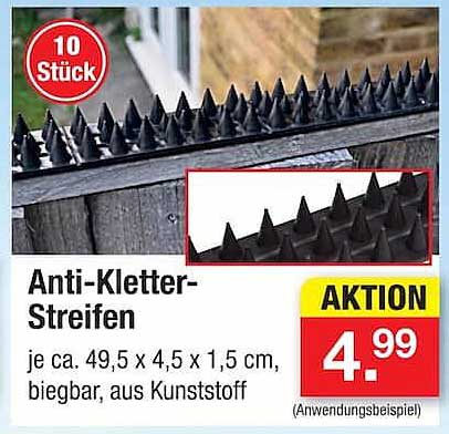 Anti-Kletter-Streifen