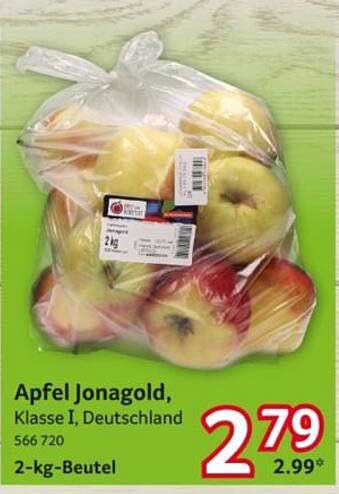 Apfel Jonagold, Klasse I, Deutschland 2-kg-Beutel