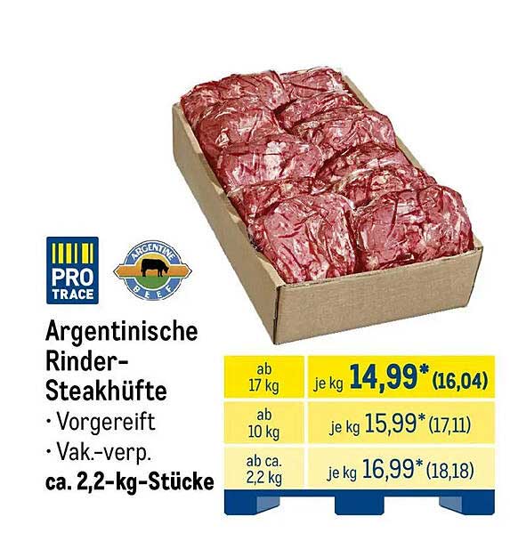 Argentinische Rinder-Steakhüfte