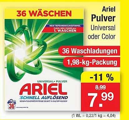 Ariel Pulver Universal oder Color