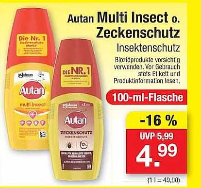 Autan Multi Insect o. Zeckenschutz