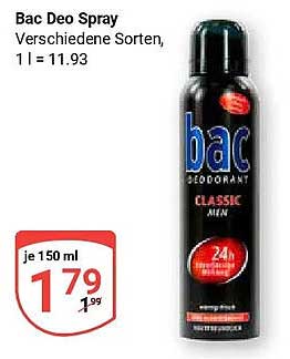 Bac Deo Spray Verschiedene Sorten, 1 l = 11.93