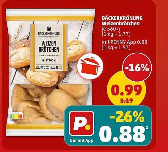 BÄCKERKRÖNUNG Weizenbrötchen