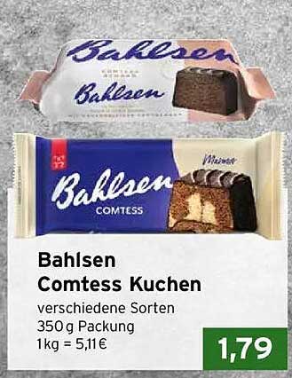 Bahlsen Comtess Kuchen