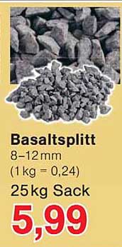 Basaltsplitt 8–12 mm