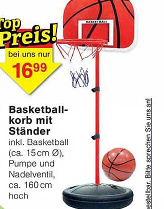 Basketballkorb mit Ständer